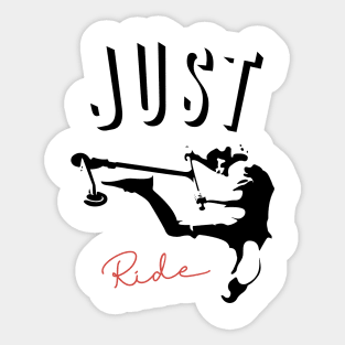 Freestyle scooter, just ride Sticker